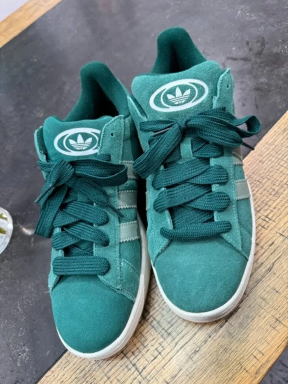 ADIDAS Campus Sneaker Green Suede Mens size 13